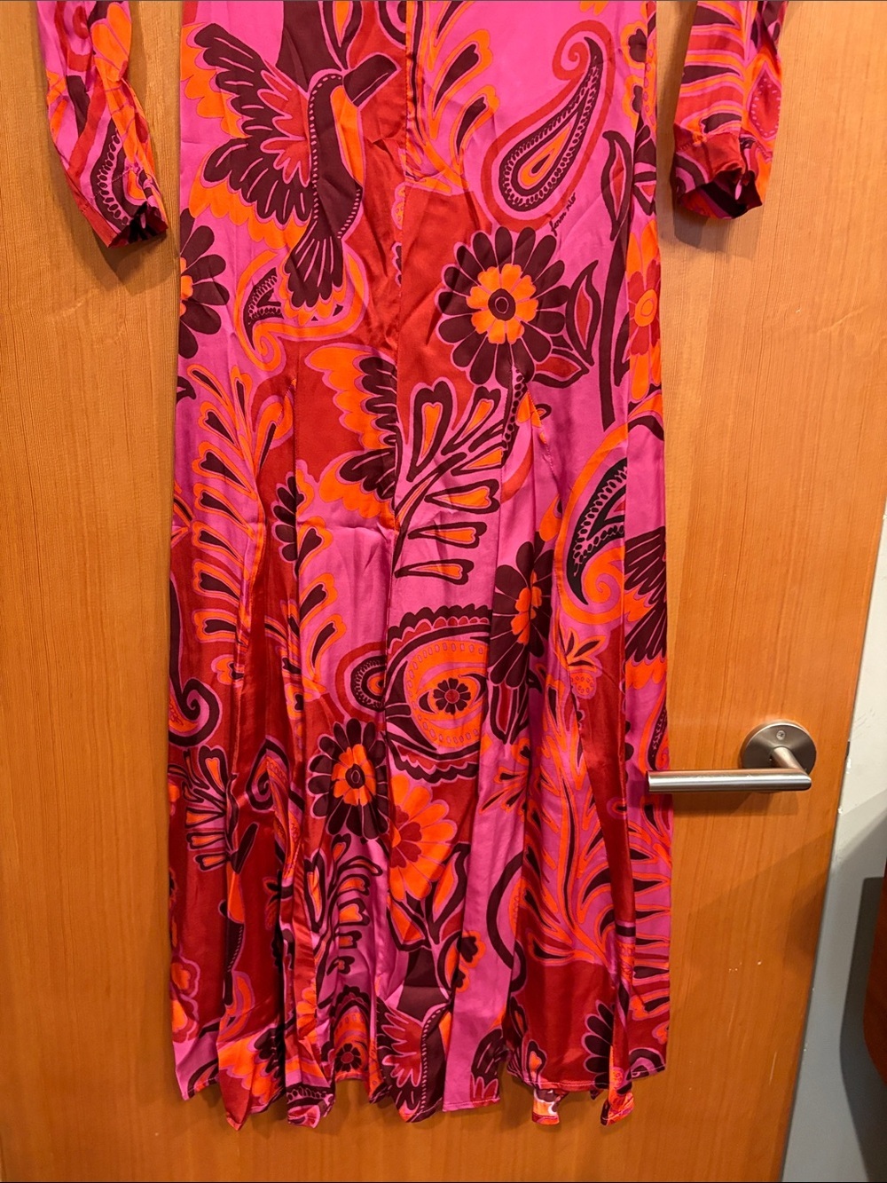 FARM Rio Bold Floral Long-Sleeve Maxi Dress - Picture 6 of 7